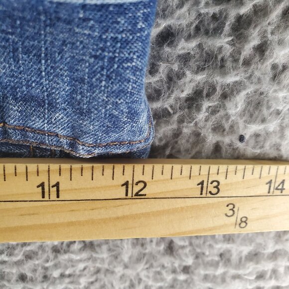 So Overalls Womens Large Blue 100% Cotton Adjustable Straps Shortalls - Picture 6 of 7